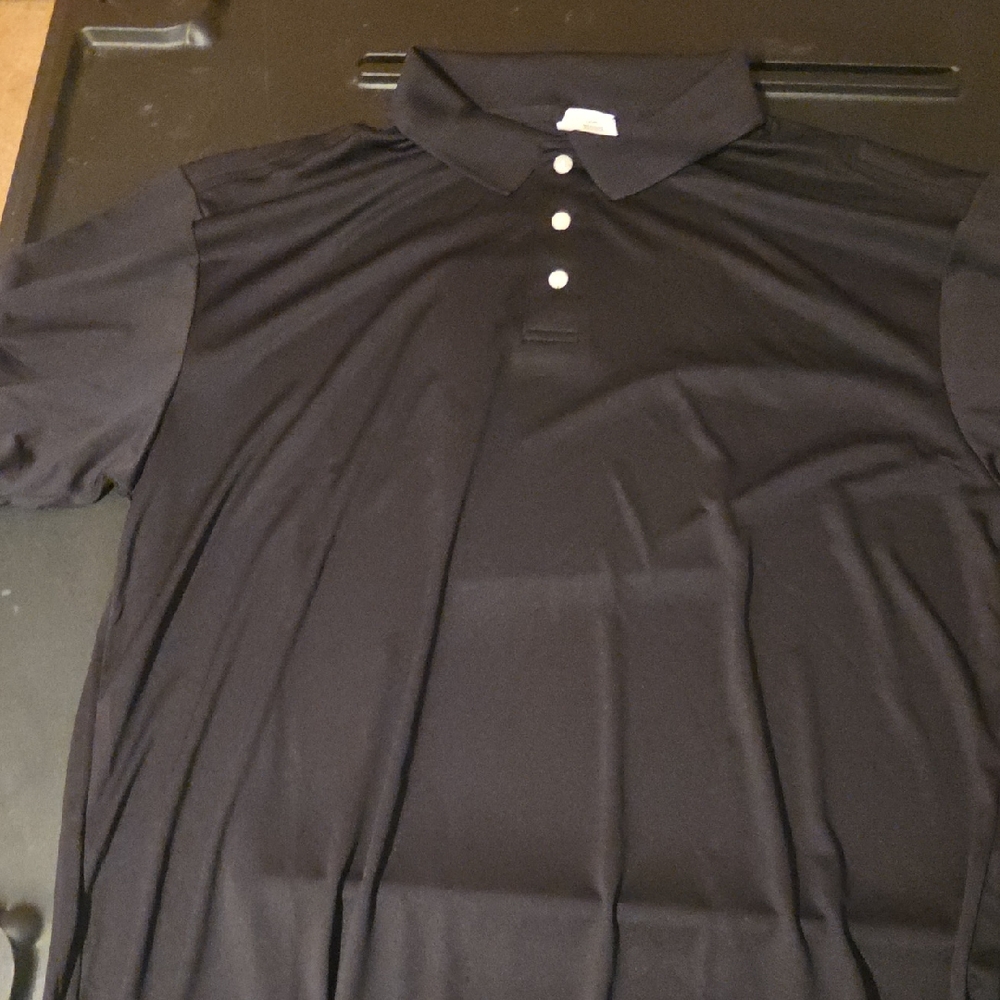 Hanes Black Polo Shirt